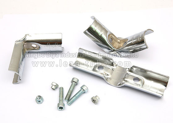 Metal Lean Tube Connector Joints Custom Color For Factory Production Line