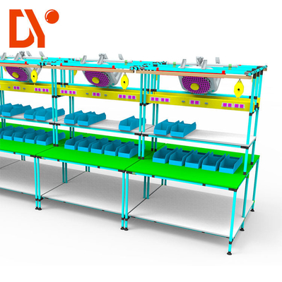 Double Side Assembly Line Pipe Work Table For Workshop Conveyer