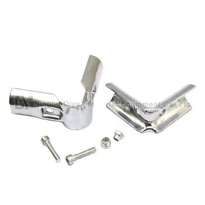 Stainless Steel Chrome Plated 90 Degree Metal Fitting Pipe Connector