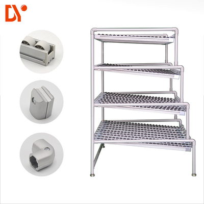 Placon Sliding Roller Track Flow Rail Industrial Steel Roller  For Pipe Rack System