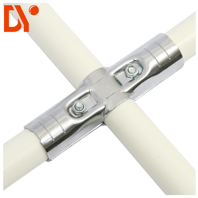 High Quality Chrome Plated Lean Pipe Joint Connertor For 28mm Diameter Lean Tube