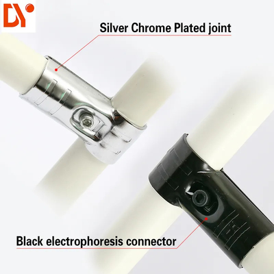 DIYA Assemble Lean Tube ABS / PE Coated For Heavy Duty Rack Work Bench Trolley Cart