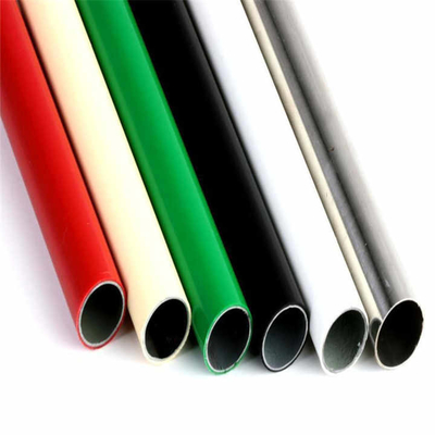 Diameter 28mm colourful PE Coated kaizen steel lean pipe for Flexible assembly worktable