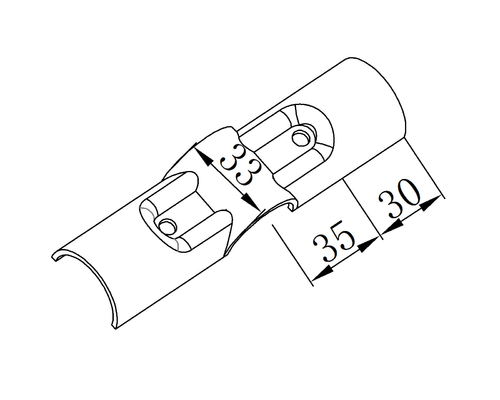 Hight Quality Metal Joint Pipe Fittings Pipe Connectors for 28mm Factory Pipe System