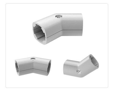 Third Generation Lean Tube Frame High-quality Aluminum Tube 135 ° External Joint Fixing Parts