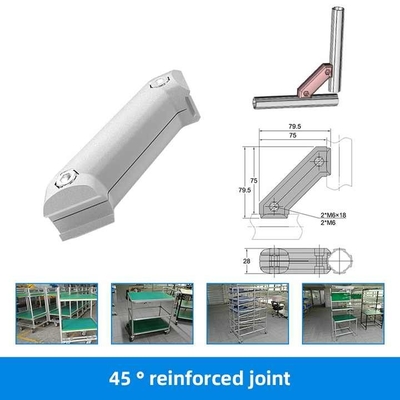 Customizing Flexible Aluminum Alloy Lean Tube Fittings For Aluminum Tube Connectors