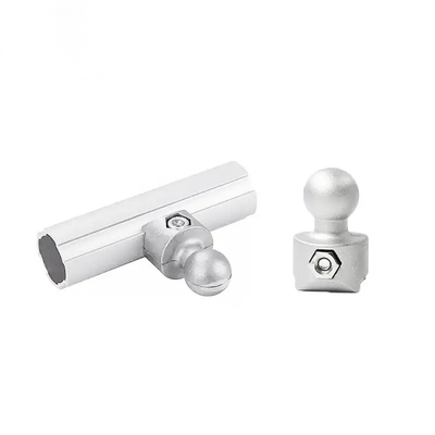 Industrial Aluminum Structural Lean Pipe Fittings Connector System For Shelf