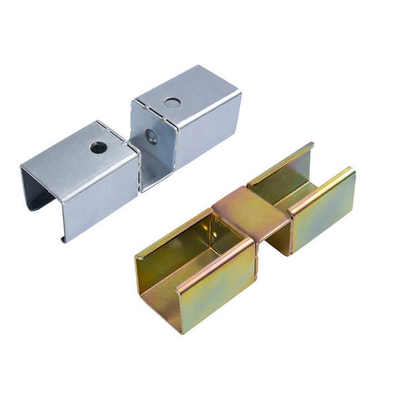 2040E Connector Sheet Metal Palcom Roller Sliding Track Joint for Pipe Rack System