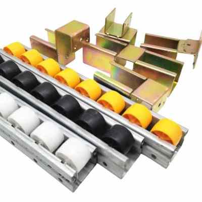 2040E Connector Sheet Metal Palcom Roller Sliding Track Joint for Pipe Rack System