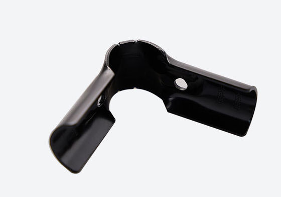 H-3 Lean Pipe Connector 2.3mm SPHC Black Electrophoresis Lean Pipe Joint