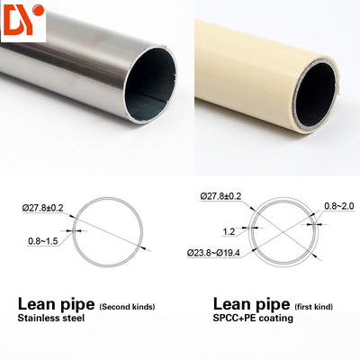 H2815 PE Coated Lean Pipe For Logistics Racking Systems