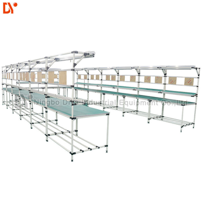 Double Side Assembly Line Pipe Work Table For Workshop Conveyer