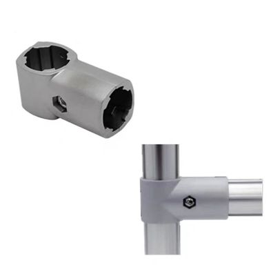 OD28mm الصناعة المرنة الألومنيوم الحاجز أنابيب الاتصال الزاوية المشتركة المعدنية المنتج