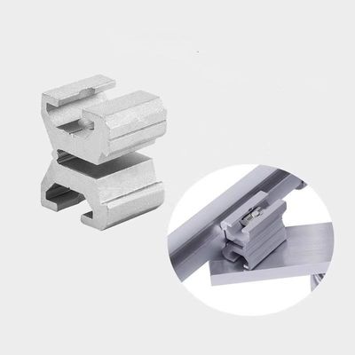 الجيل الثالث من الألومنيوم الأنبوب الرقيق المشترك المرن للاتصال لثبيت لوحة الإطار / تركيب الأجهزة اللاصقة