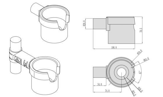 DY-32 Electric Gun Fixing Seat