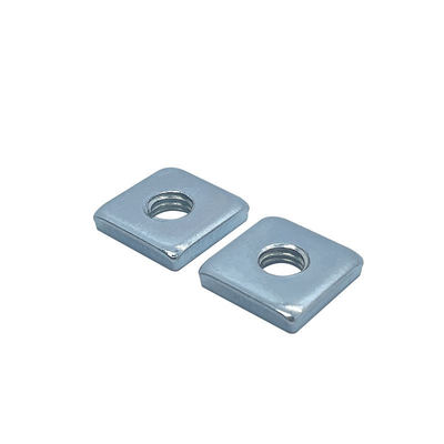 Customized M4 M5 M6 M8 M10 Carbon Steel Square T Slot Nut for 10mm Slot Aluminum Profile for Various Precision Machinery