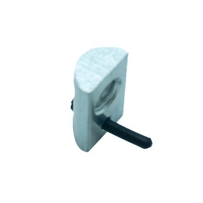 Custom Carbon Steel Slot 6mm Roll in T-nut with Rubber Flex Handle for Aluminum Profile