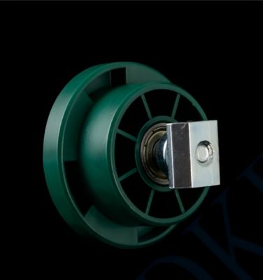 DYE28-16 Aluminum Tube Convex Guide Wheel for OD 28mm Aluminum Lean Pipe