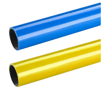 28MM PE / ABS مغلفة الصلب الأنبوب المنحني ESD لمستودع تدفق مكتب العمل